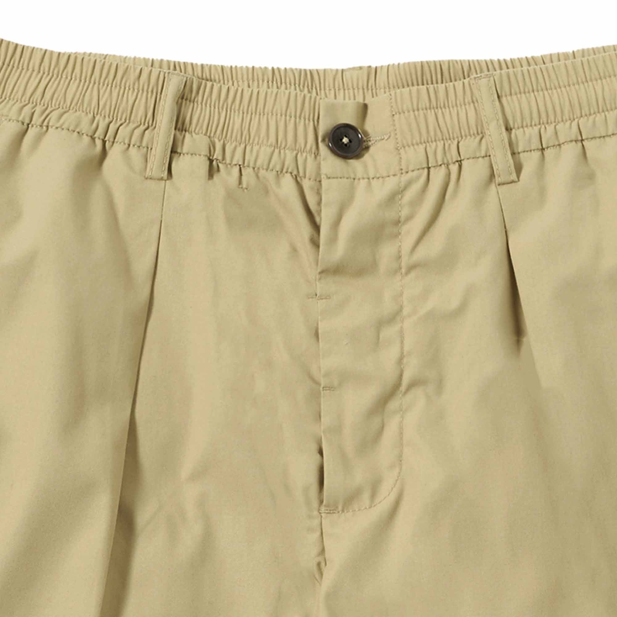 Universal Works Pleated Track Shorts - Sand