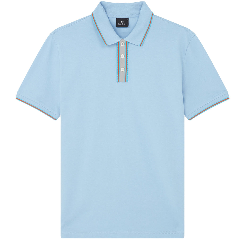 Paul Smith Knit Polo Shirt - Blue