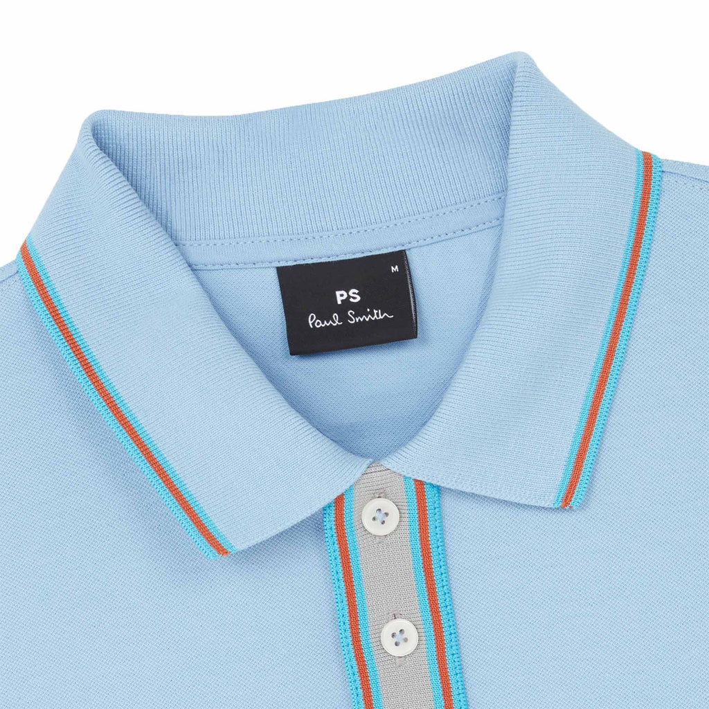 Paul Smith Knit Polo Shirt - Blue