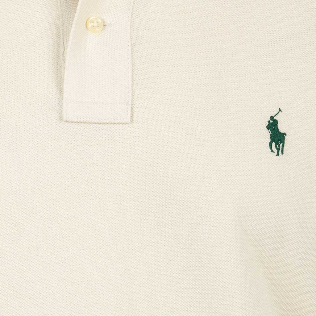 Polo Ralph Lauren Short Sleeve Knit Polo Shirt - Cream