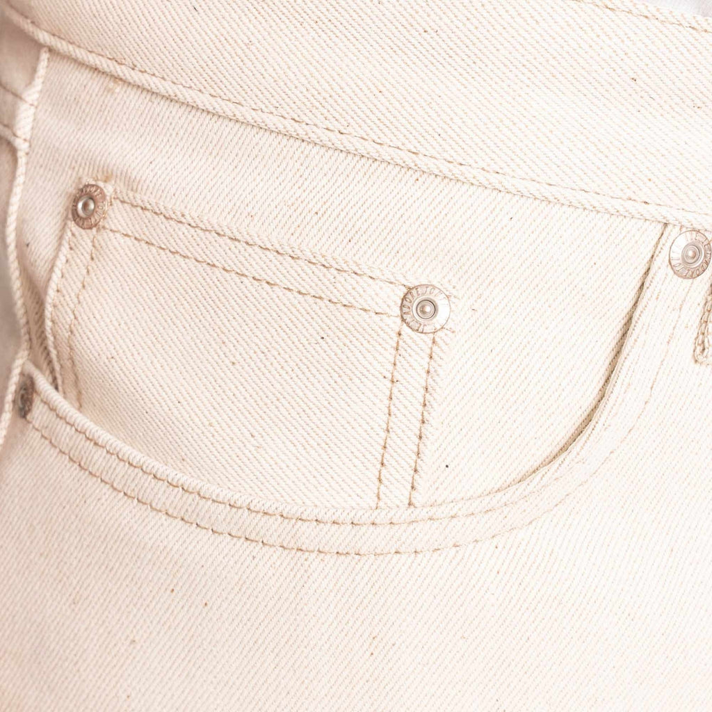 Naked and Famous Denim Weird Guy All Natural FoxFibre¨ - Ecru