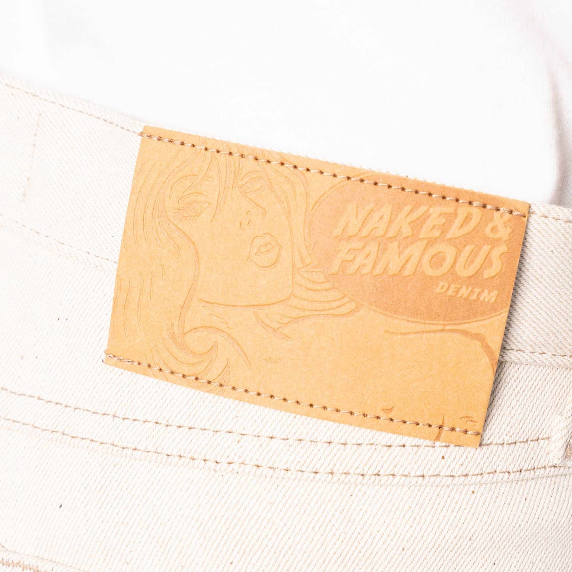 Naked and Famous Denim Weird Guy All Natural FoxFibre¨ - Ecru