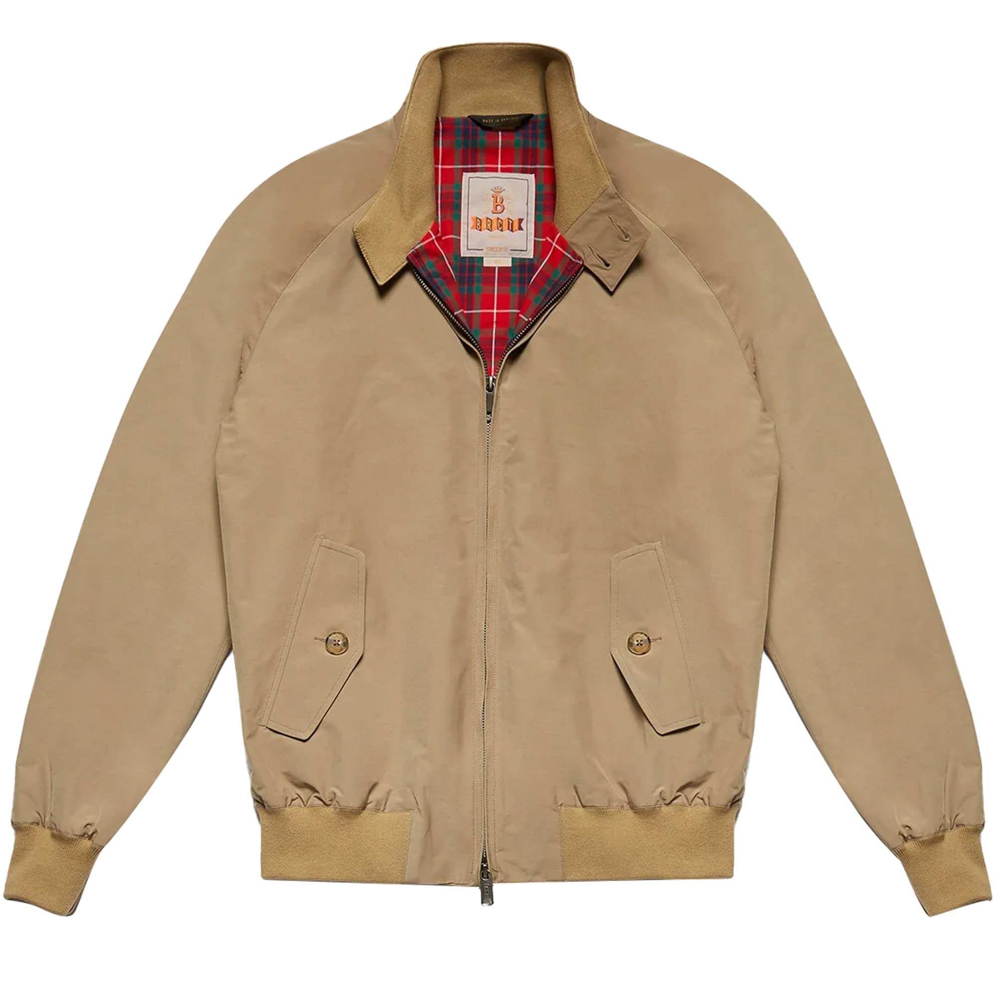 Baracuta G9 Original Harrington Jacket | Tan | BRCPS-710 – Stuarts