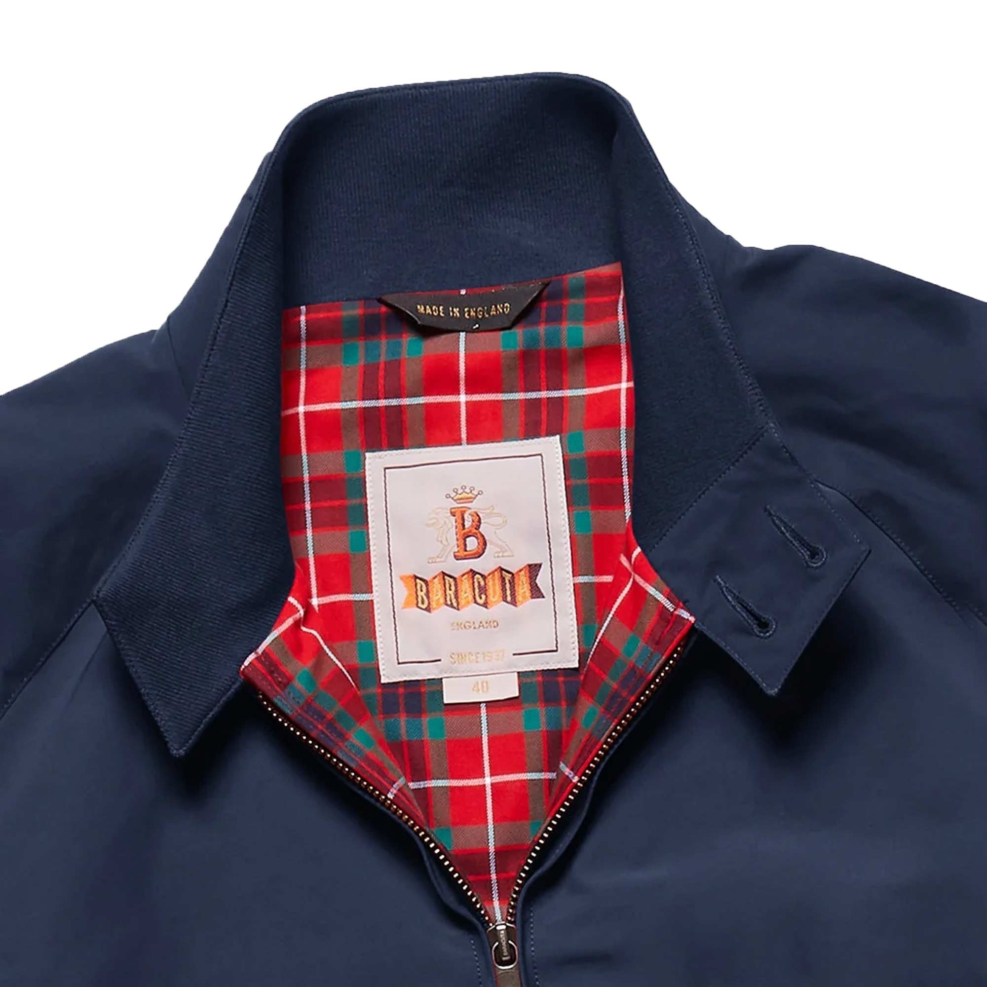 Baracuta G9 Harrington Jacket - Petrol Blue | BRCPS0001 – Stuarts