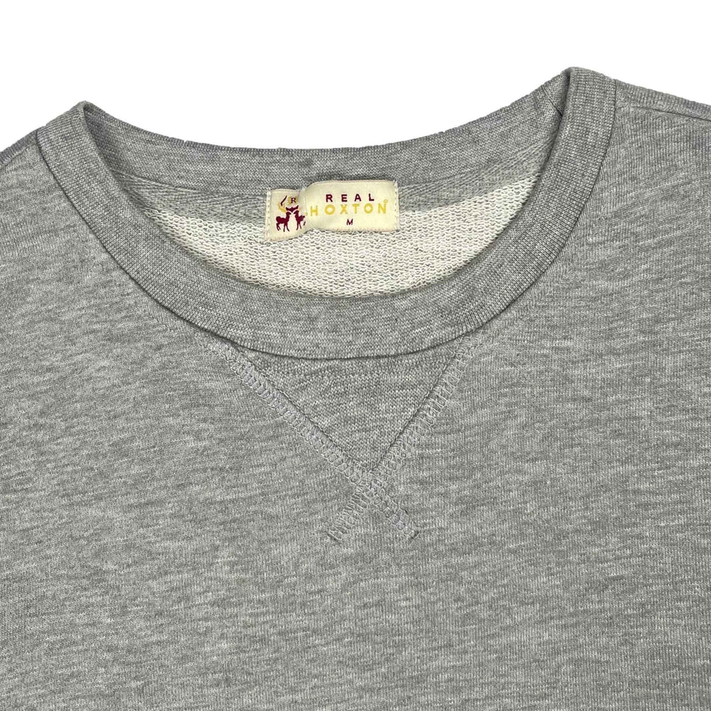 Loopback Cotton Sweatshirt - Heather Grey