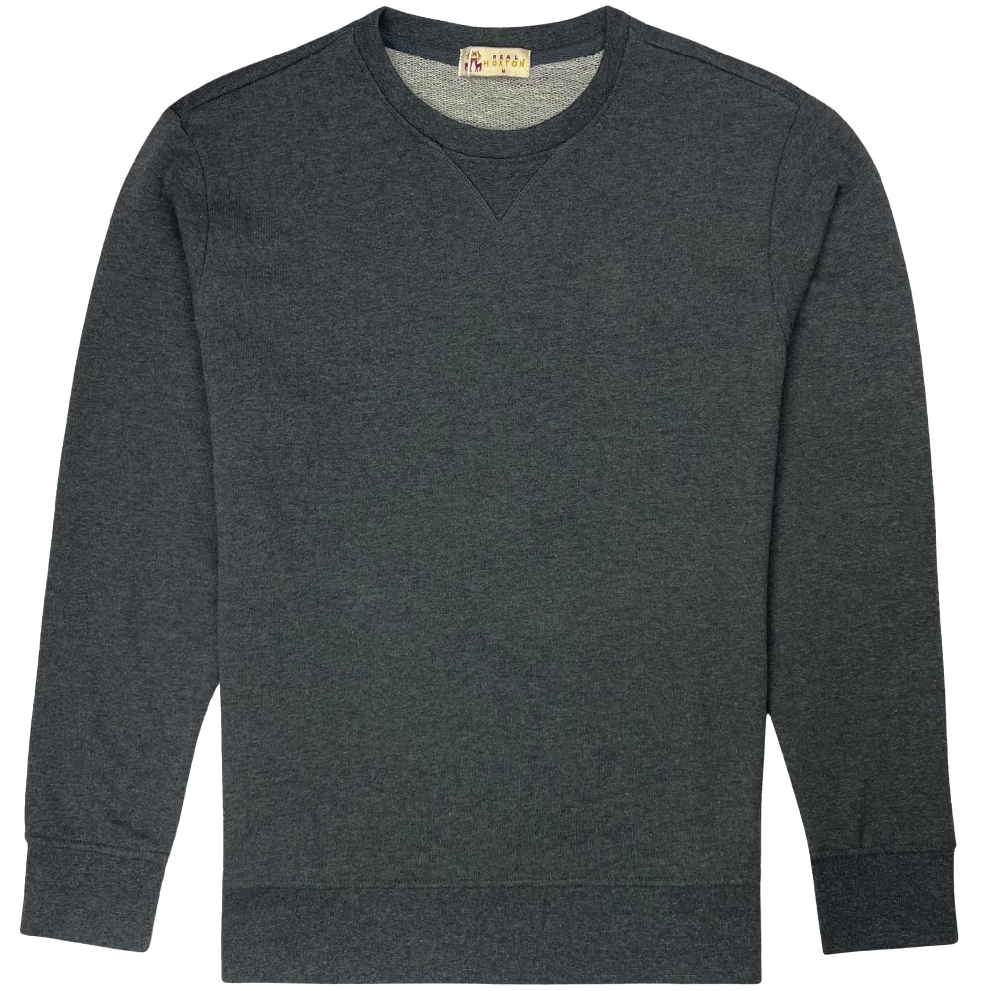 Loopback Cotton Sweatshirt - Charcoal
