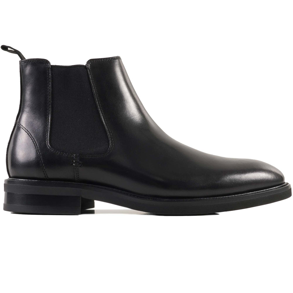 John White Brecon Leather Boots - Black