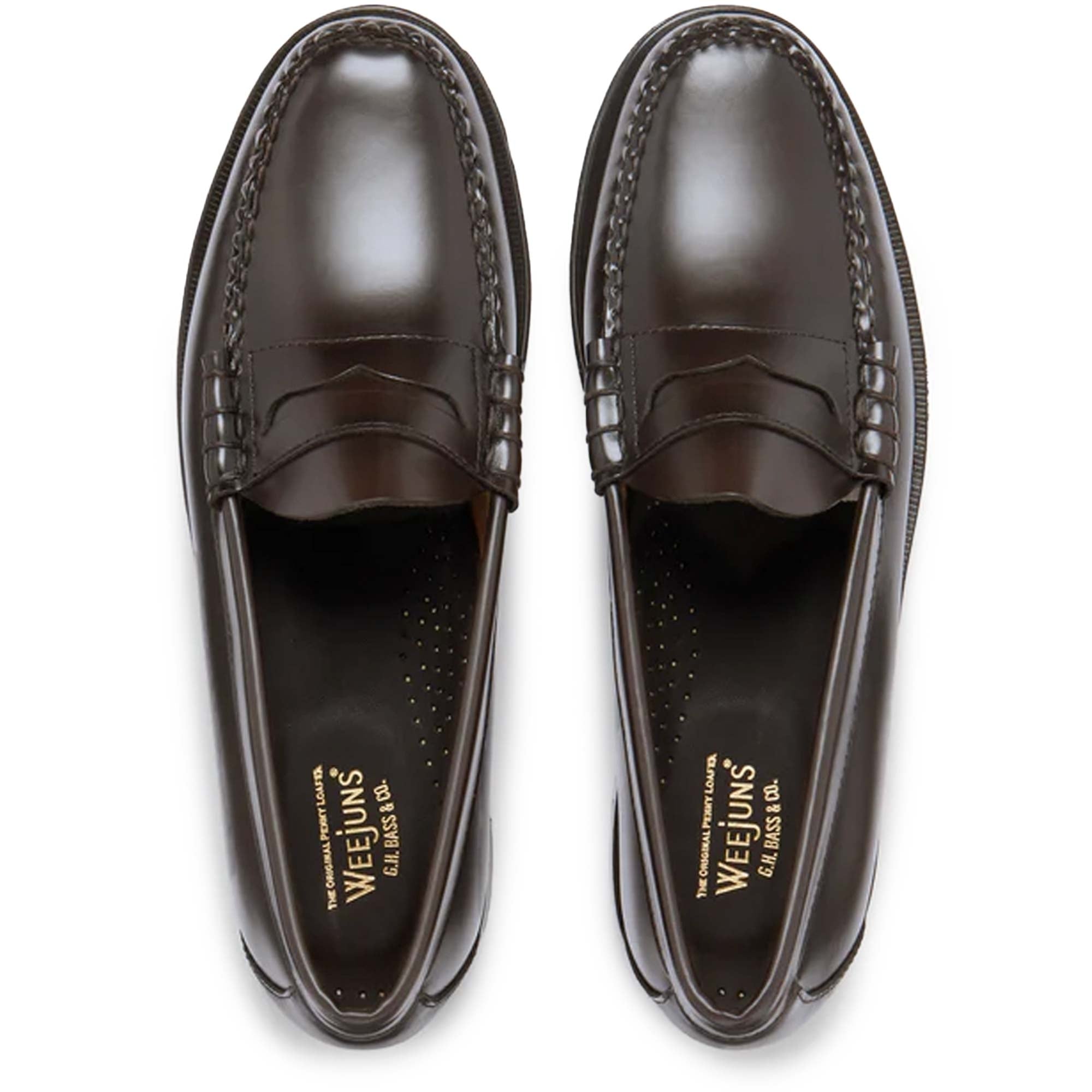 G.H. Bass Weejun Larson Penny Loafers - Chocolate