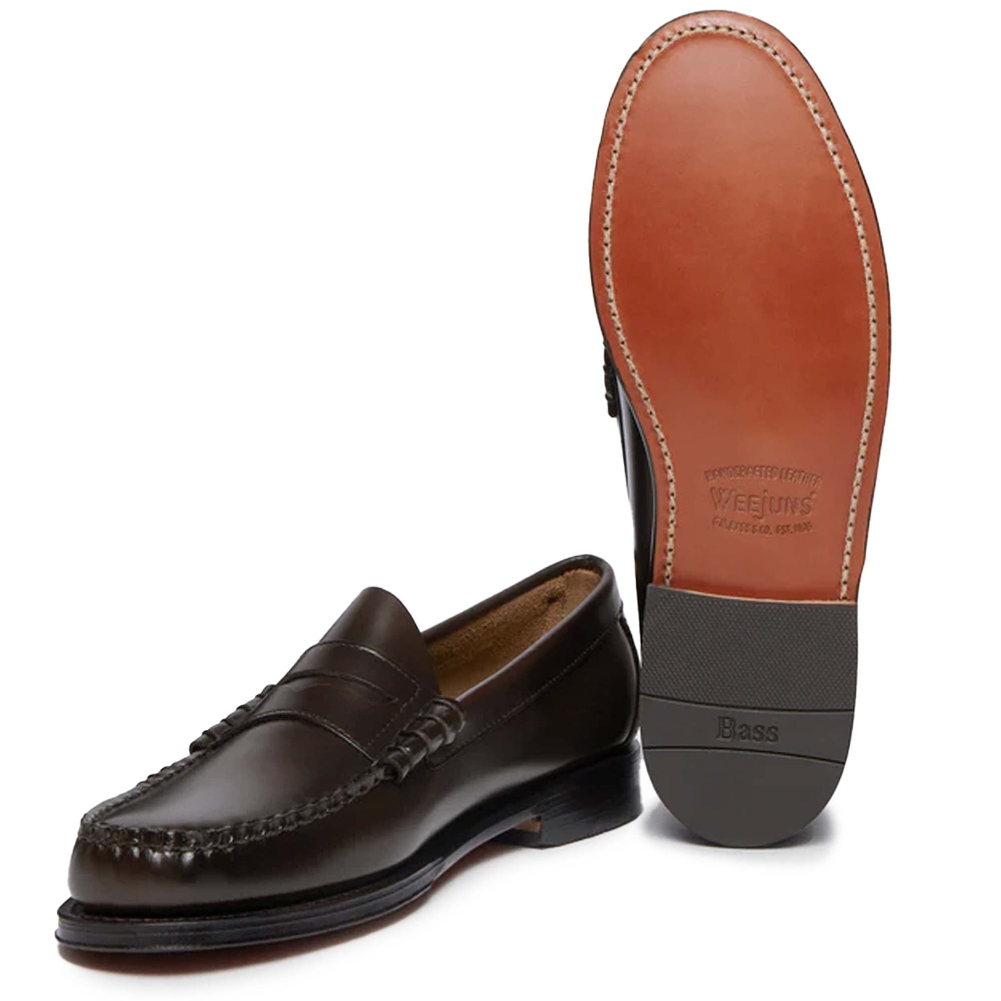 G.H. Bass Weejun Larson Penny Loafers - Chocolate