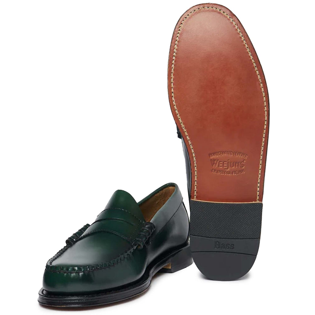 G.H. Bass Weejun Larson Penny Loafers - Dark Green