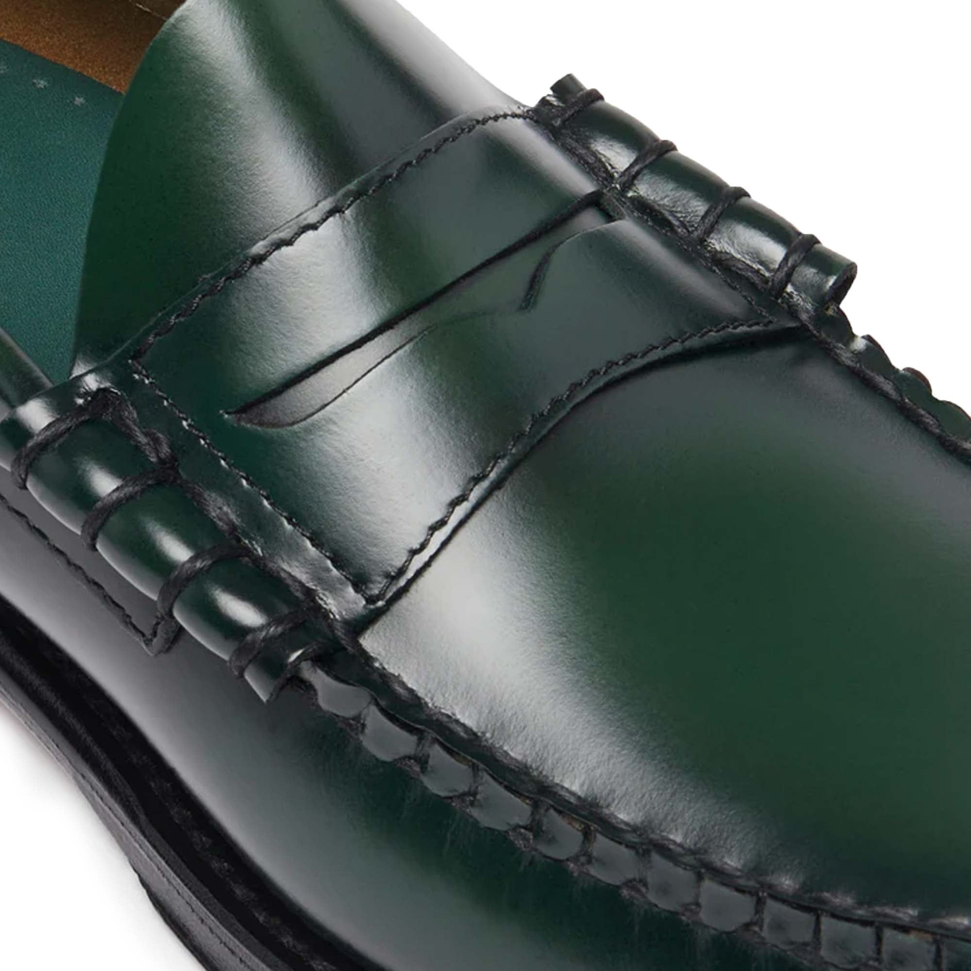 G.H. Bass Weejun Larson Penny Loafers - Dark Green
