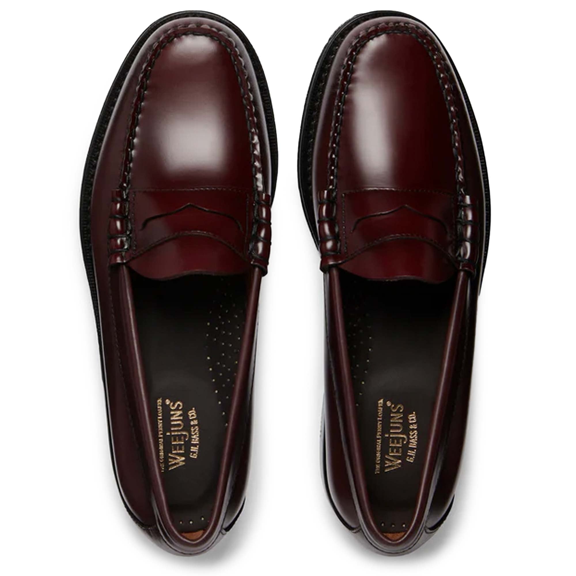 Larson Penny Loafers - Wine