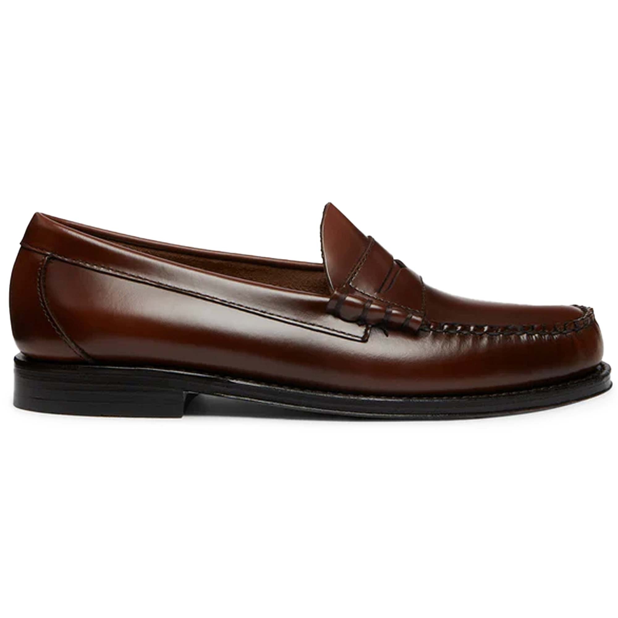 Larson Penny Loafers - Mid Brown