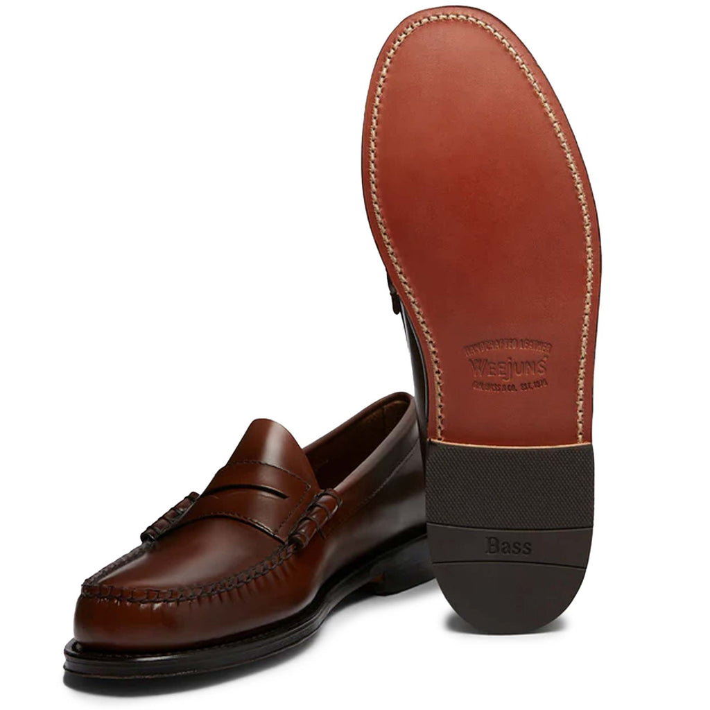 Larson Penny Loafers - Mid Brown