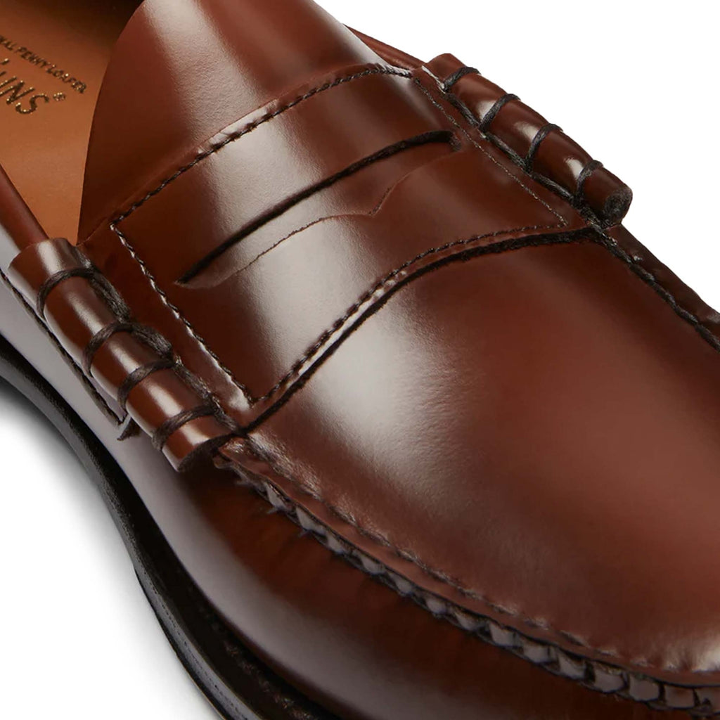 Larson Penny Loafers - Mid Brown