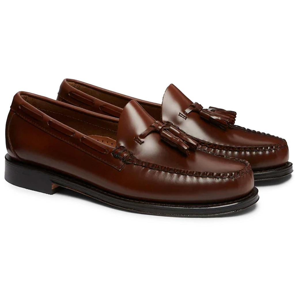 Larkin Tassel Loafers - Mid Brown