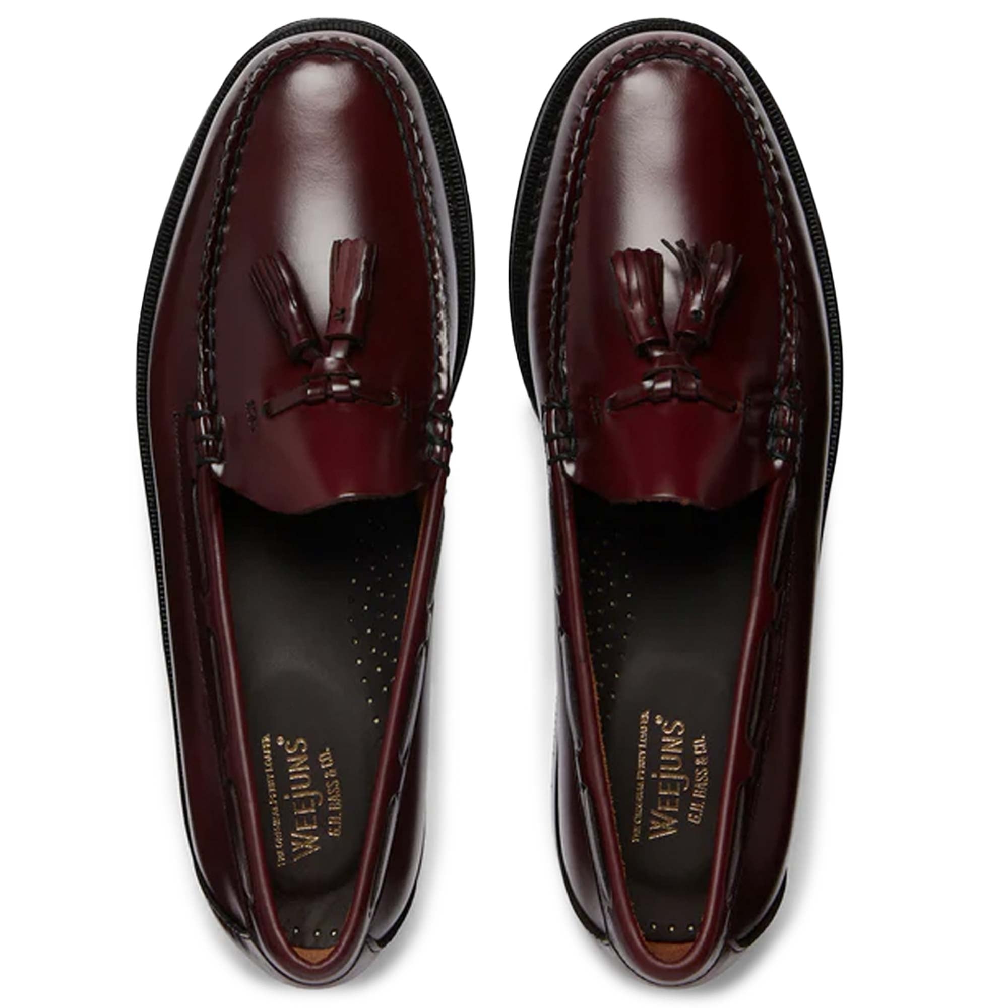 G.H. Bass Weejun Larkin Tassel Loafers - Wine