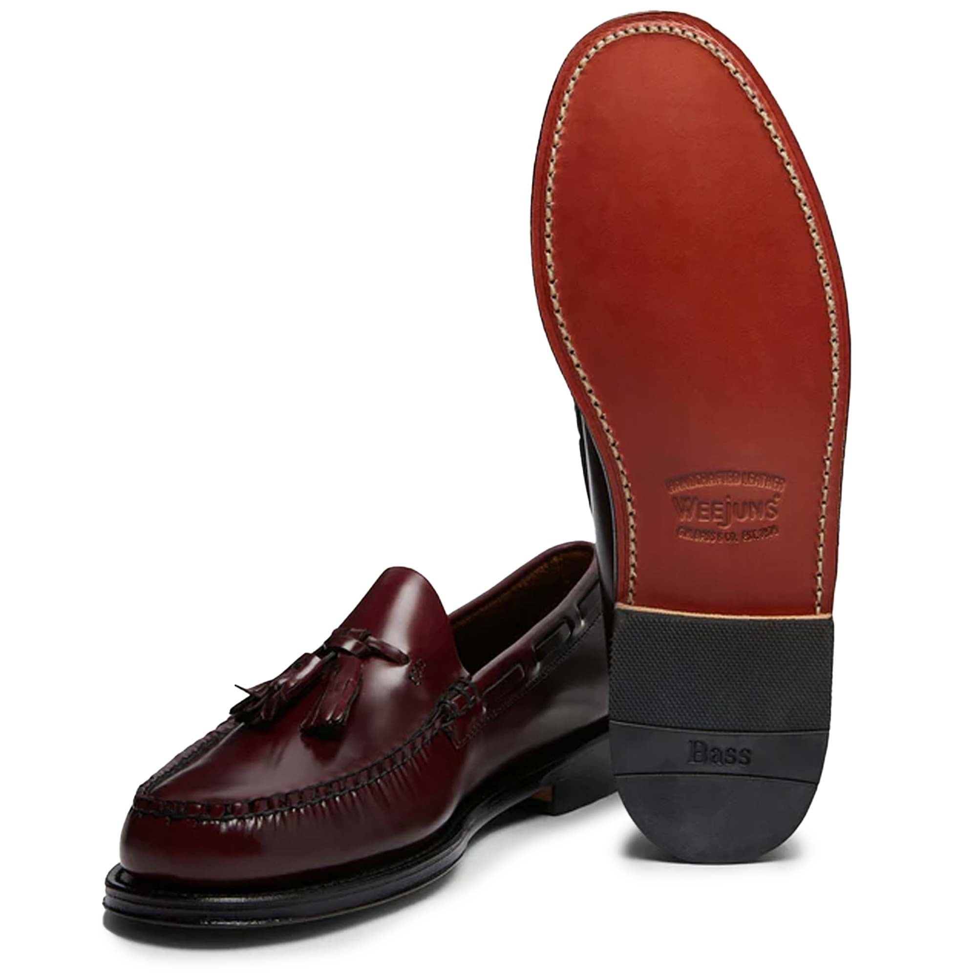 G.H. Bass Weejun Larkin Tassel Loafers - Wine