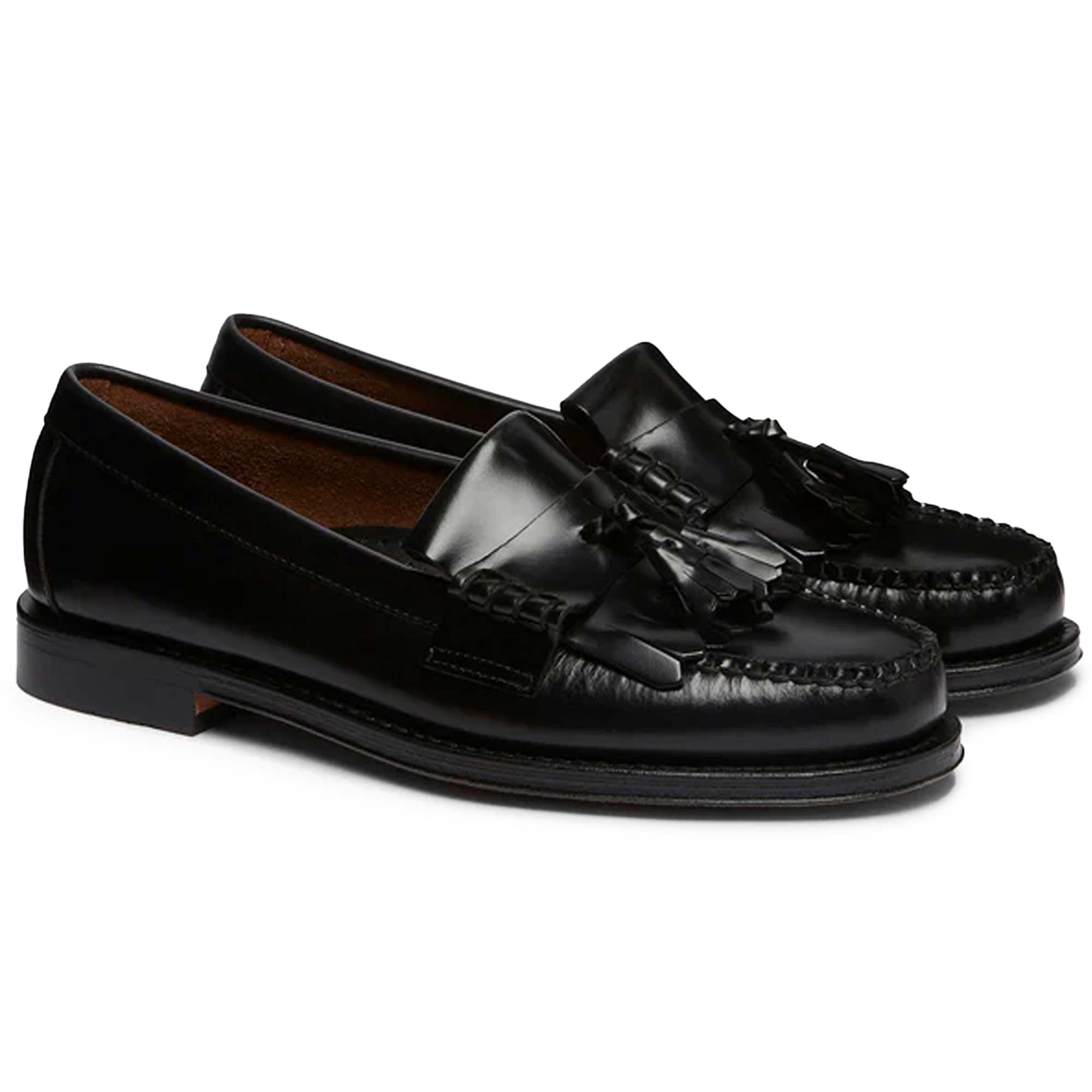 G.H. Bass Weejun Layton II Moc Kiltie Tassel Loafers - Black