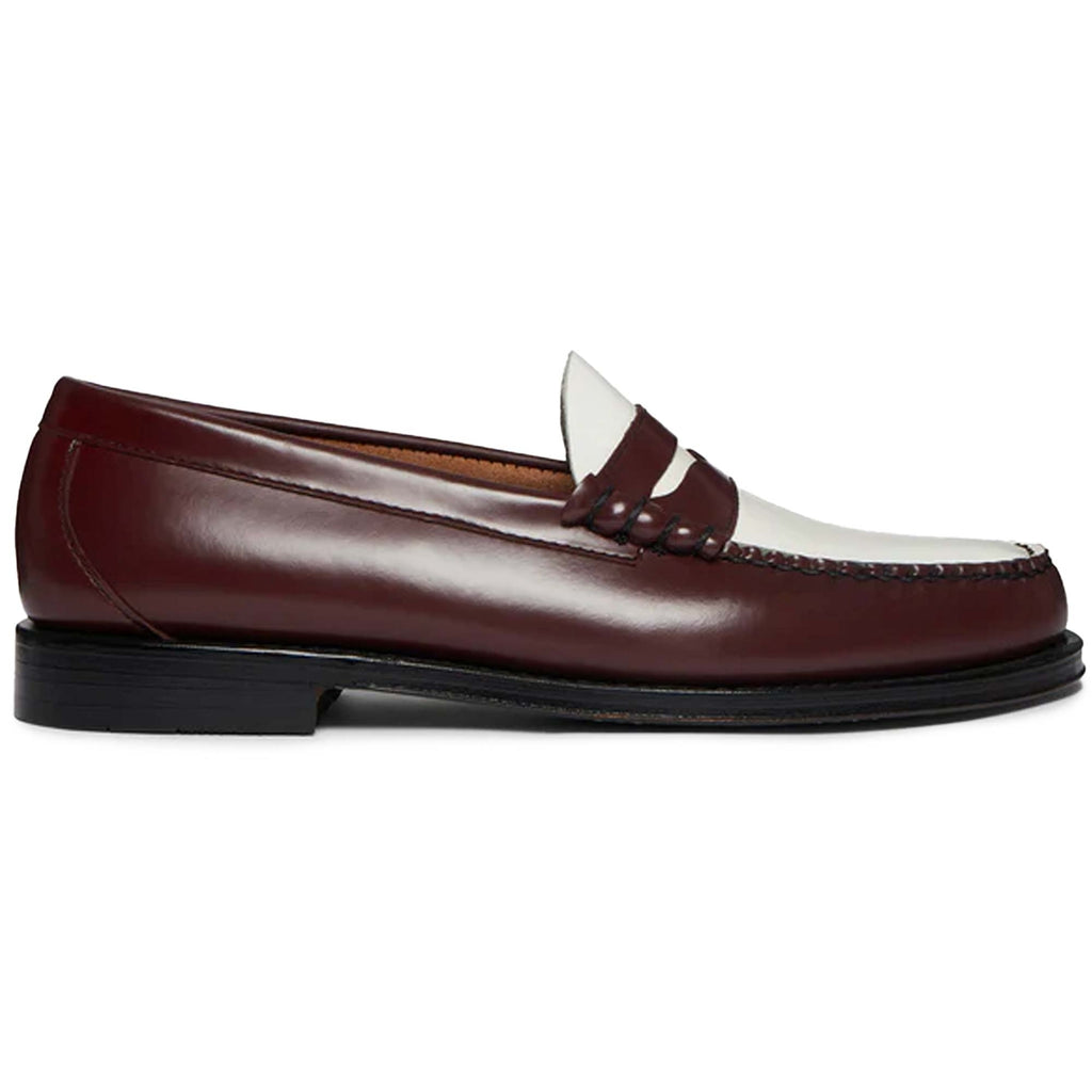 G.H. Bass Weejun Larson Penny Loafers - Wine/White