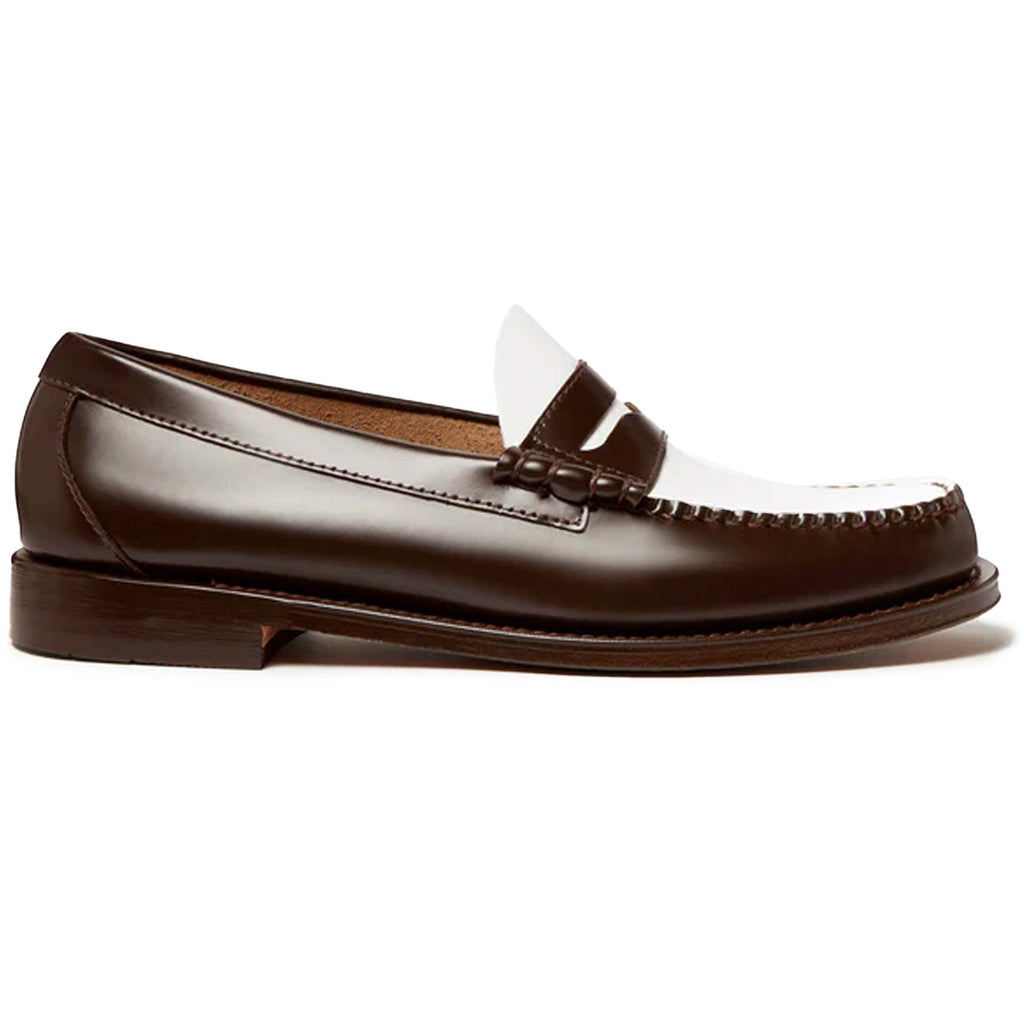 G.H. Bass Weejun Larson Penny Loafers - Brown/White