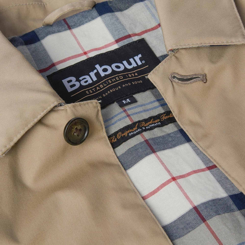 Barbour Rokig Lightweight Mac Jacket - Washed Stone