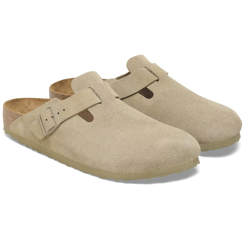 Boston Suede Leather - Faded Khaki