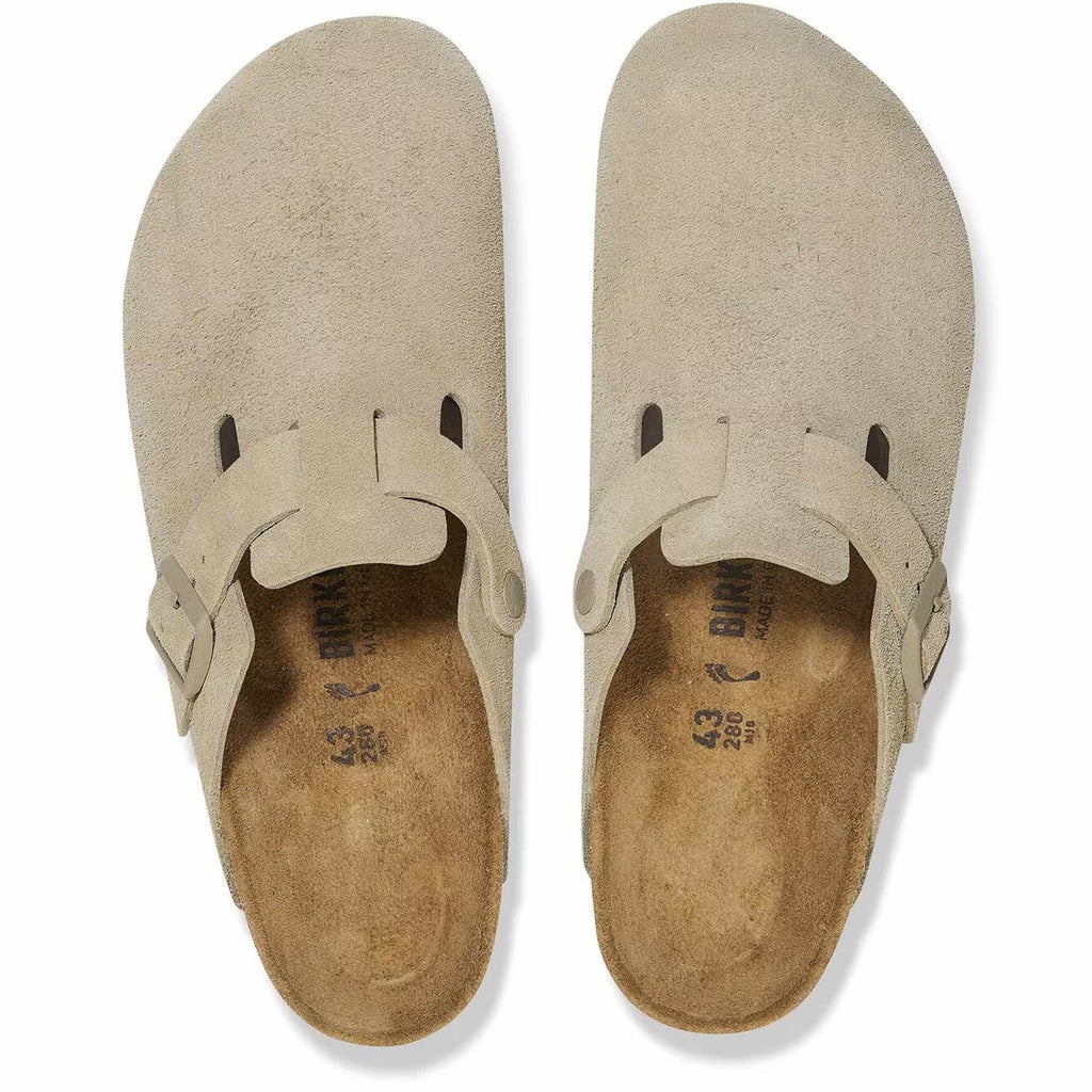 Boston Suede Leather - Faded Khaki