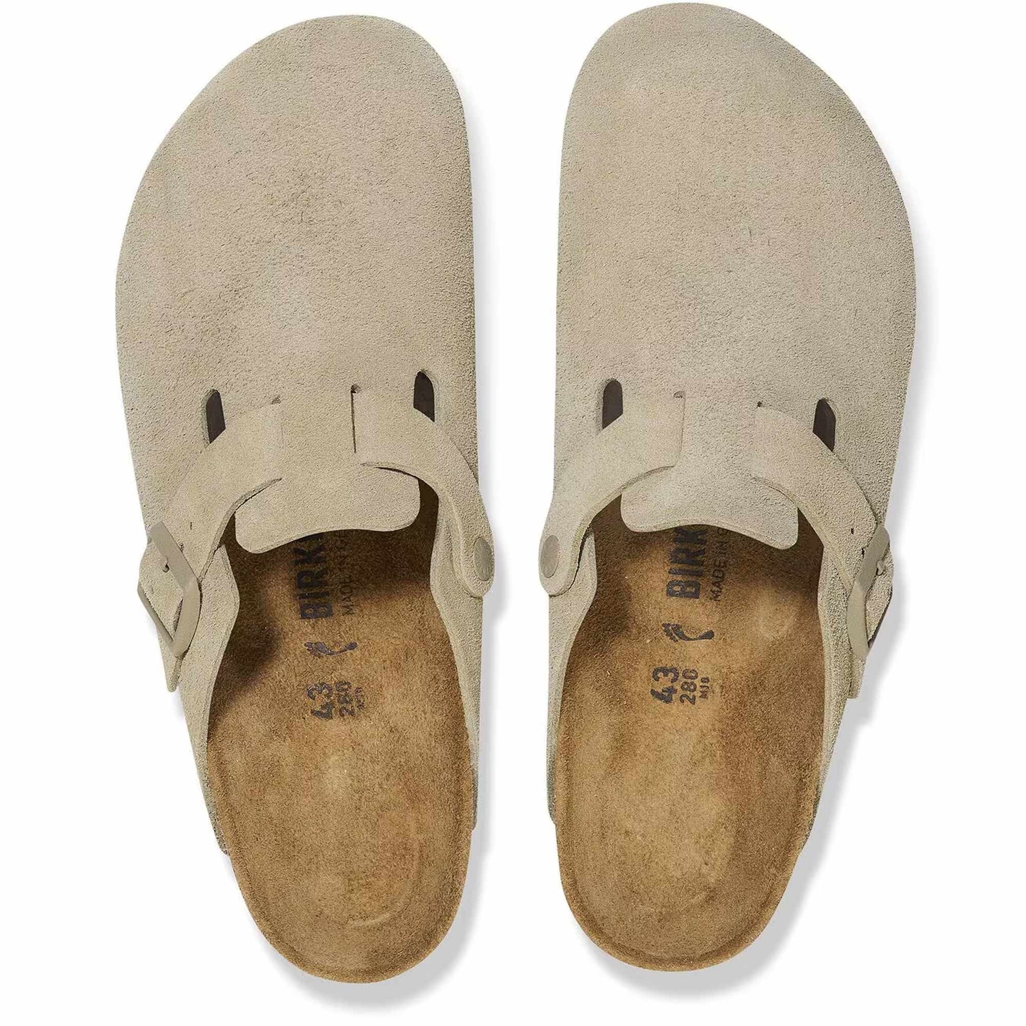 Boston Suede Leather - Faded Khaki