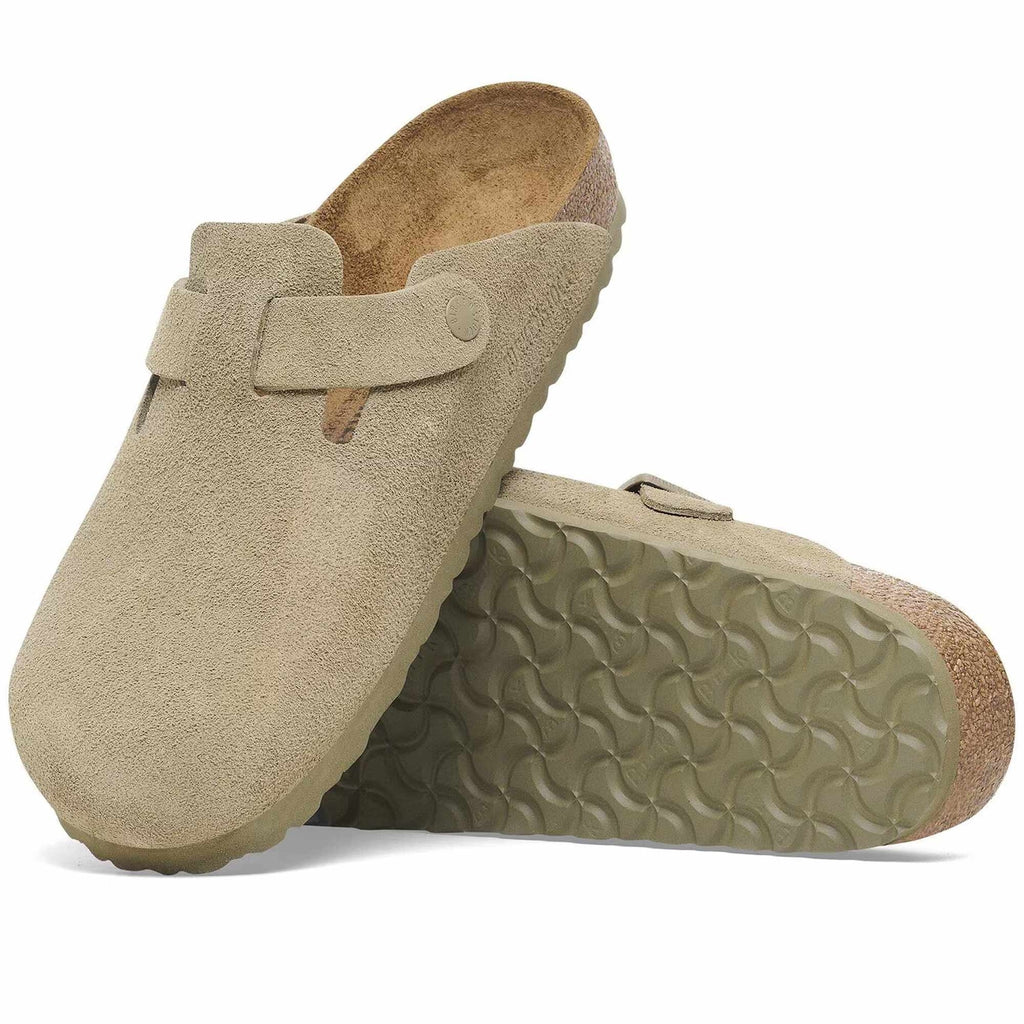 Boston Suede Leather - Faded Khaki