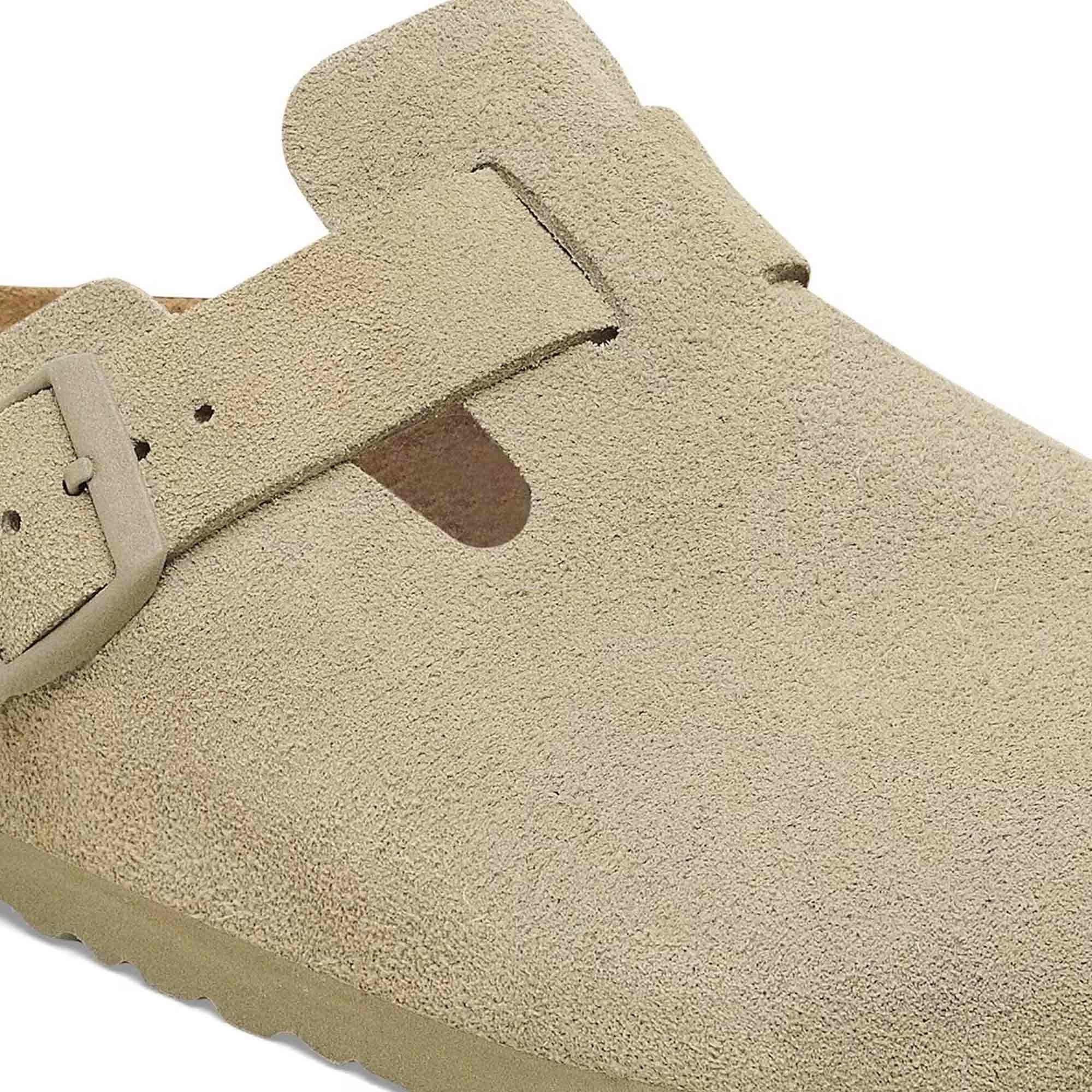 Boston Suede Leather - Faded Khaki