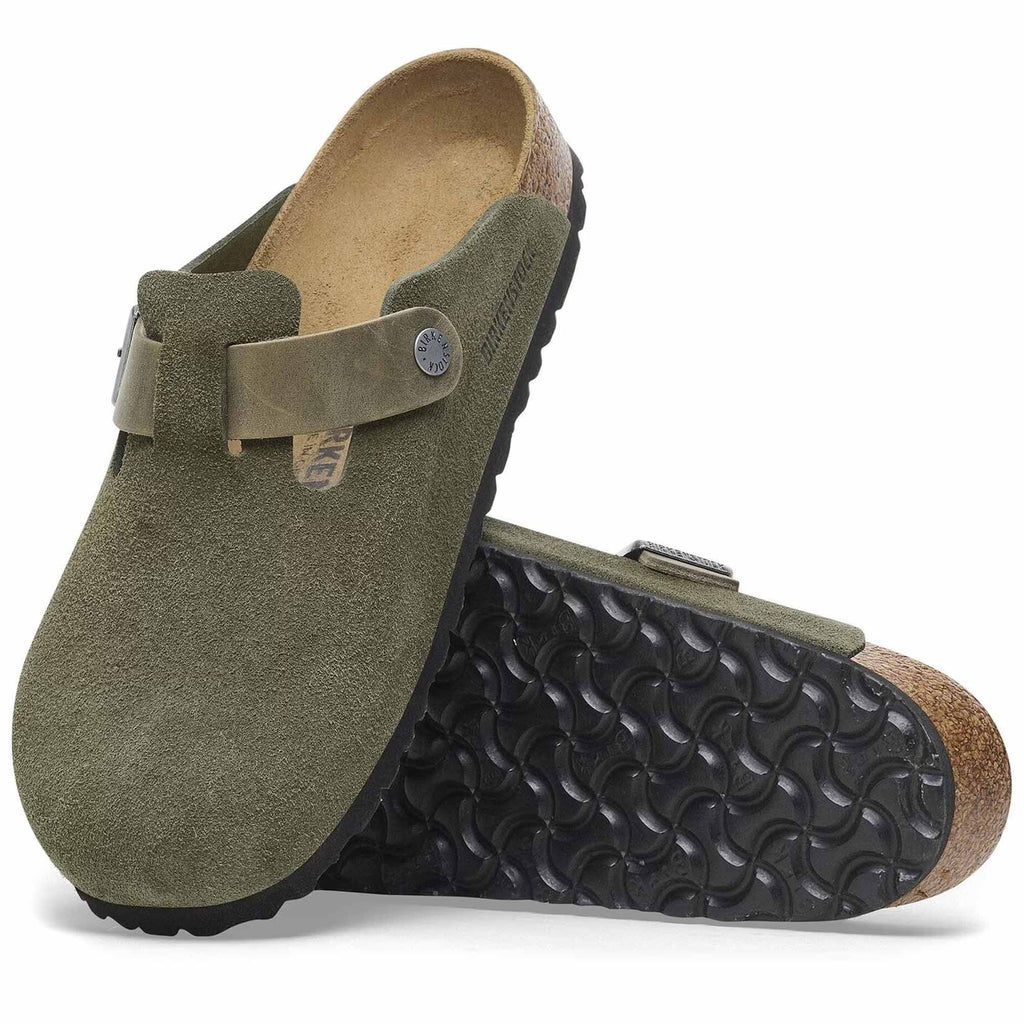 Birkenstock Boston Mixed Leather - Thyme