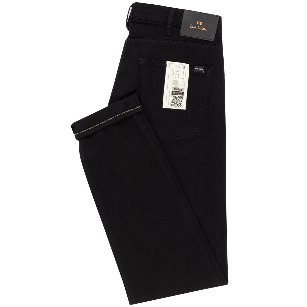 Paul Smith Tapered Garment Dye Jeans - Black – Stuarts London