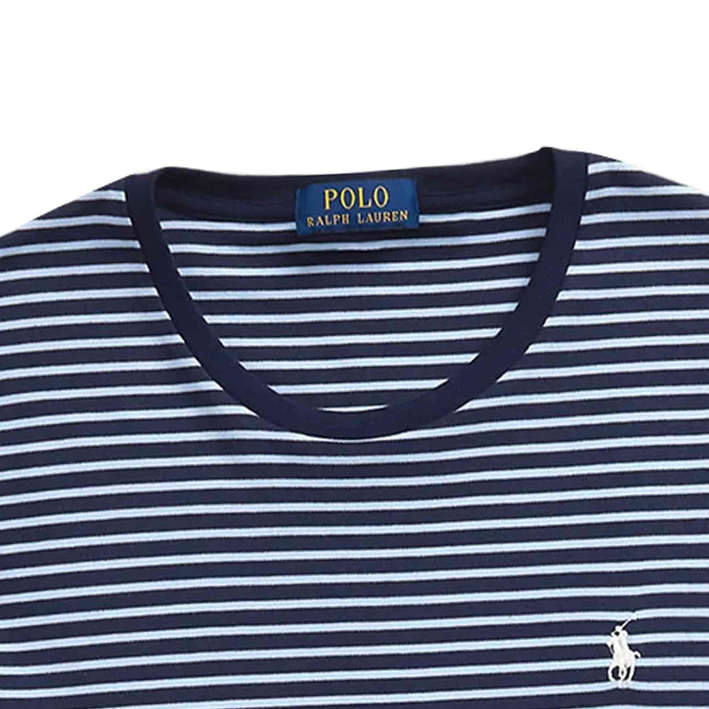 Polo Ralph Lauren Custom Slim Striped Soft Cotton T-Shirt - Navy Stripe