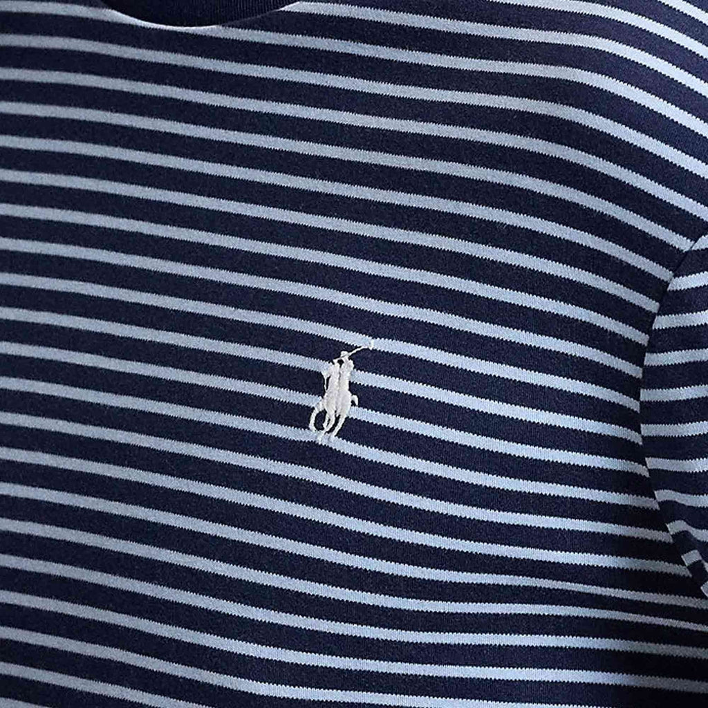 Polo Ralph Lauren Custom Slim Striped Soft Cotton T-Shirt - Navy Stripe