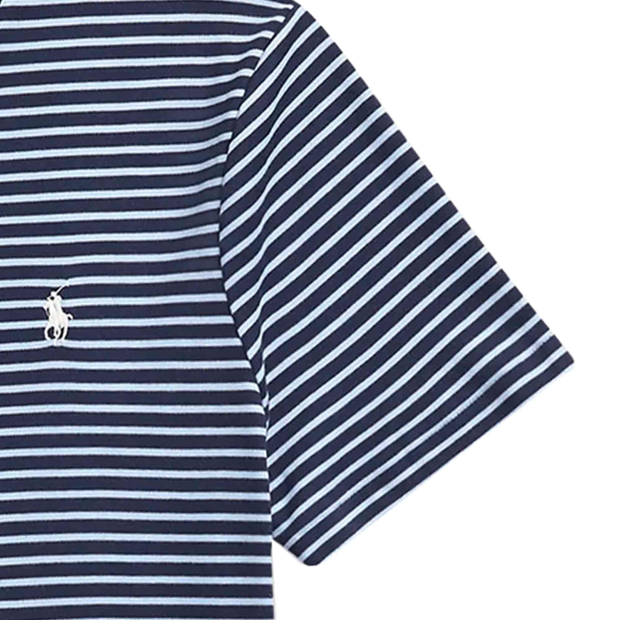 Polo Ralph Lauren Custom Slim Striped Soft Cotton T-Shirt - Navy Stripe