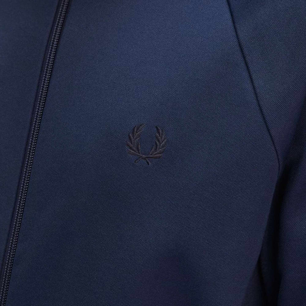 Fred Perry Two Colour Tape Track Jacket - Tennis Blue