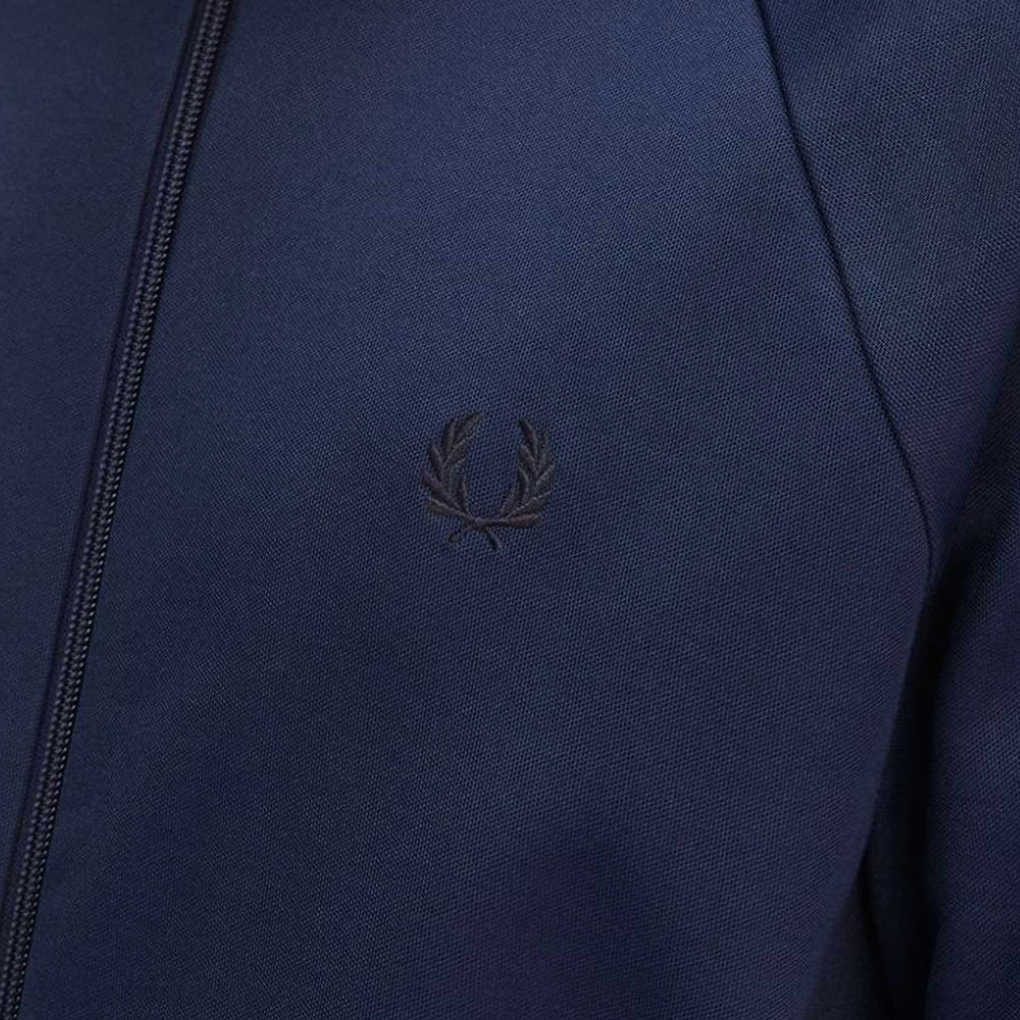 Fred Perry Two Colour Tape Track Jacket - Tennis Blue