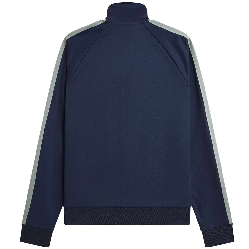 Fred Perry Two Colour Tape Track Jacket - Tennis Blue