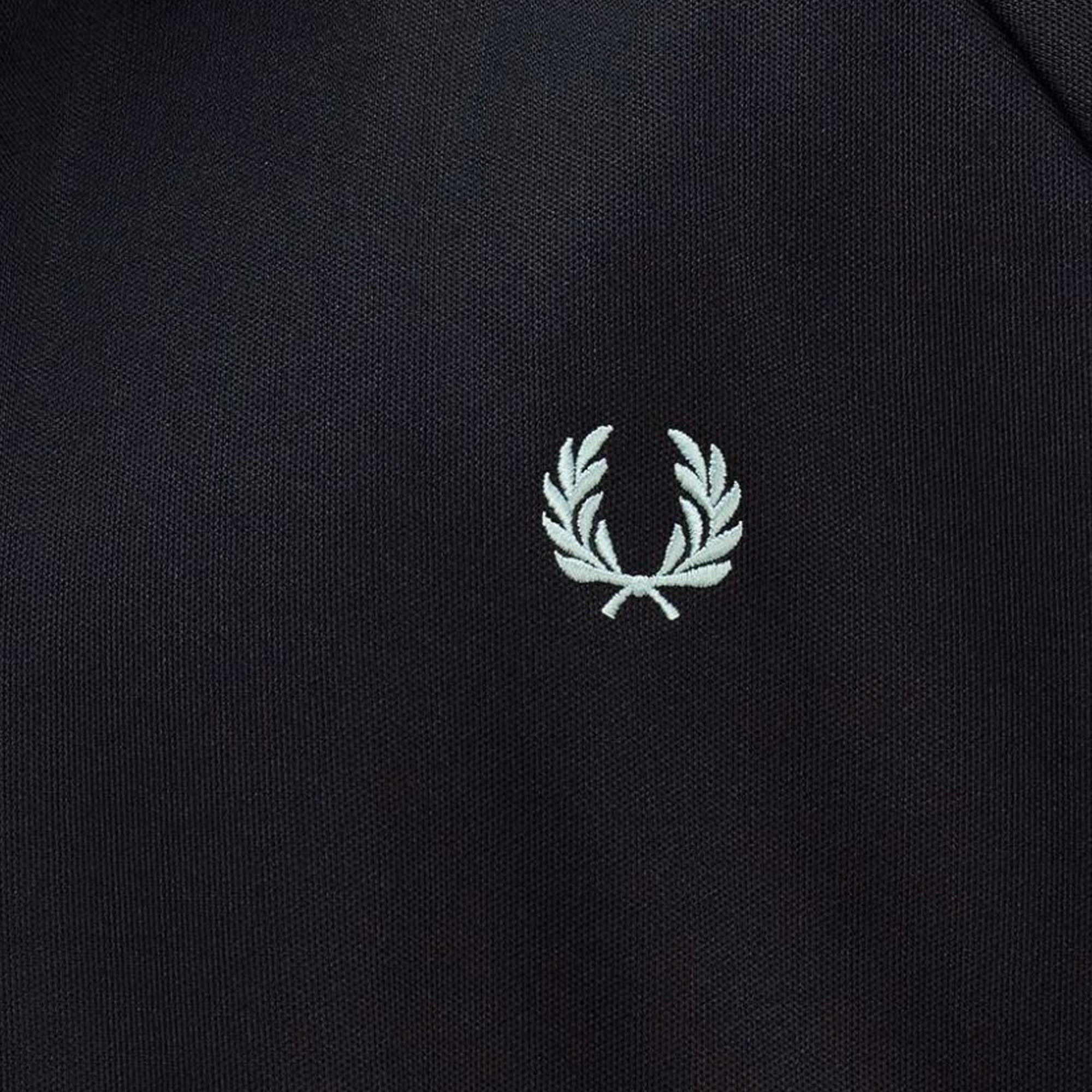 Fred Perry Two Colour Tape Track Jacket - Black