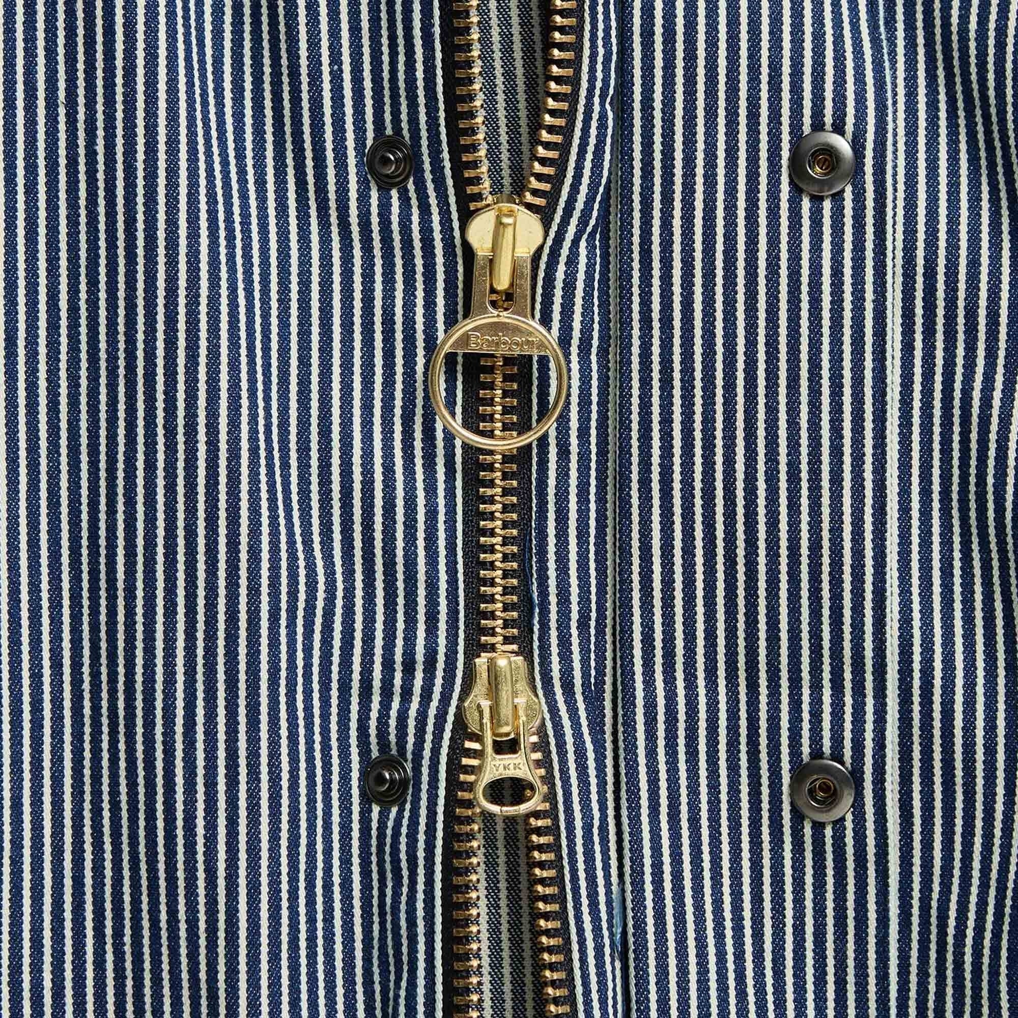 Barbour Transport Striped Casual Jacket - Indigo