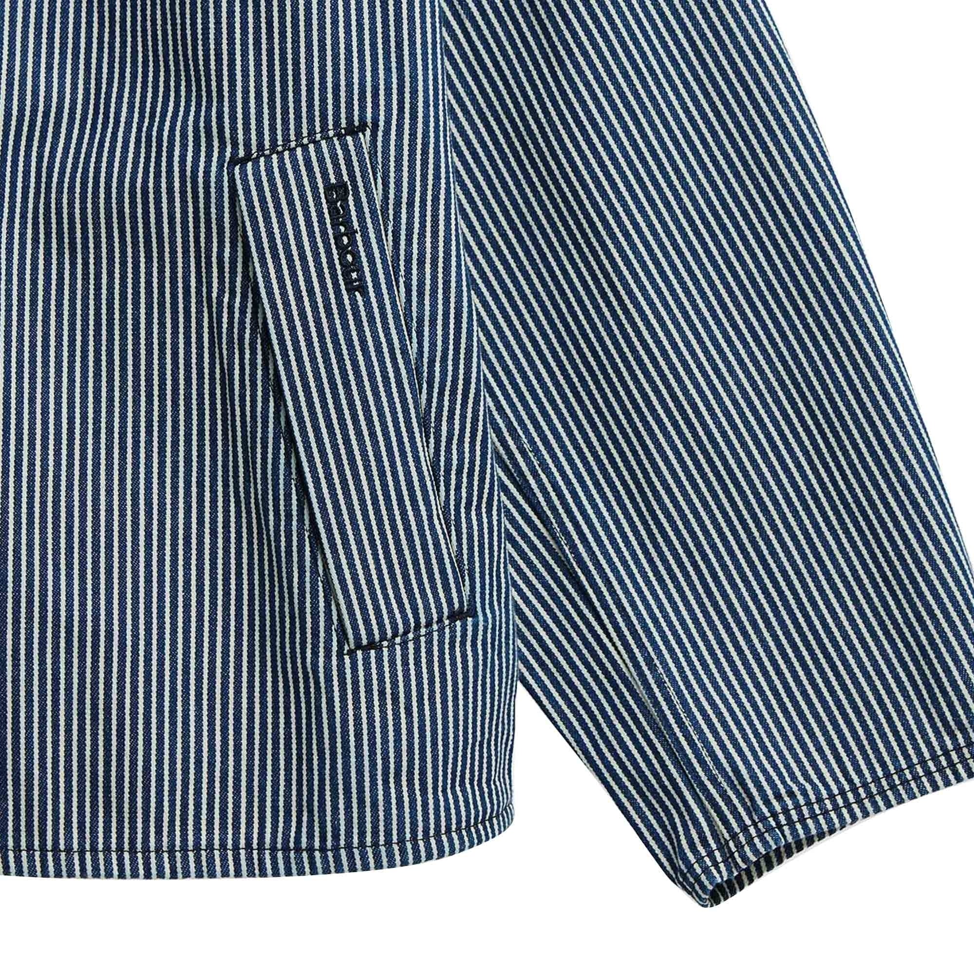 Barbour Transport Striped Casual Jacket - Indigo