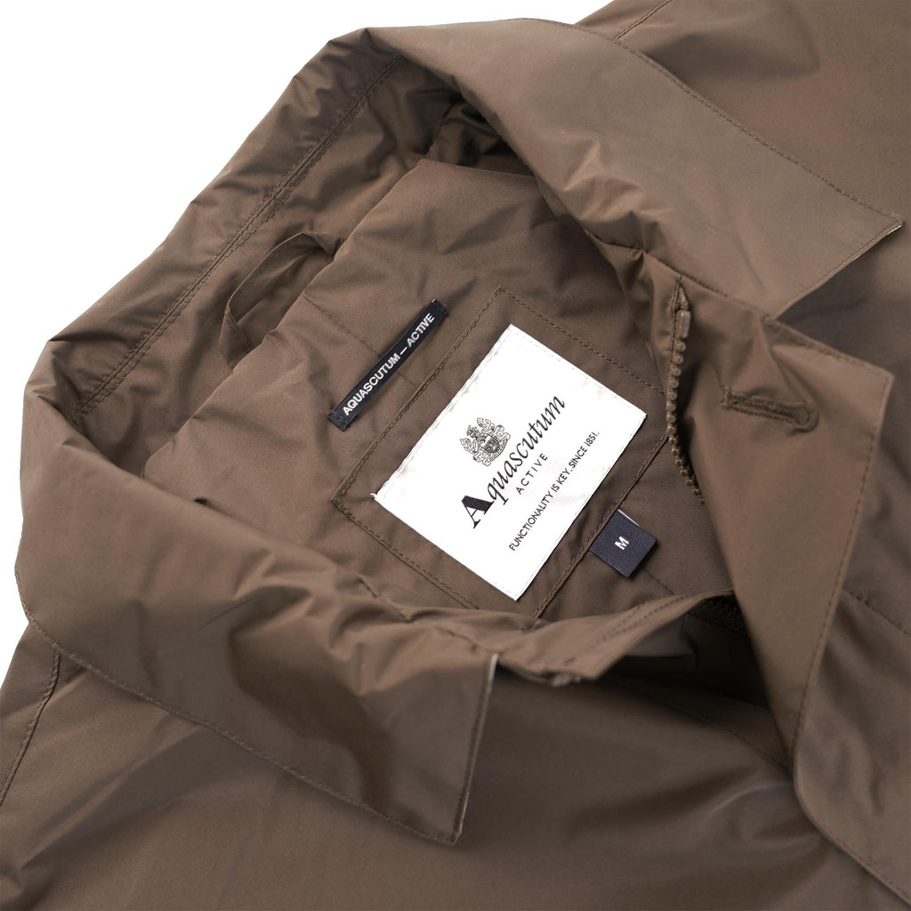 Packable Trench Coat - Brown