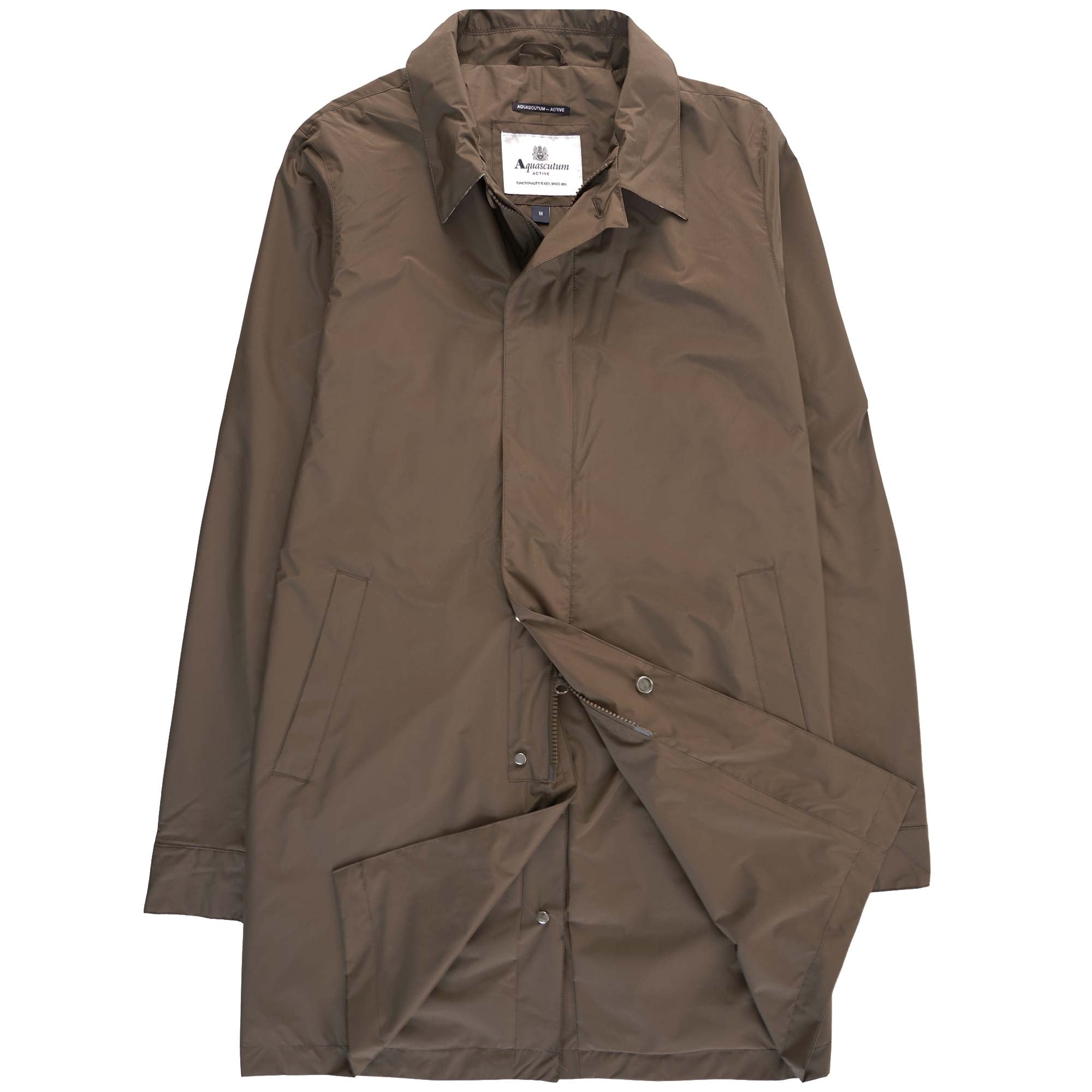 Aquascutum Packable Trench Coat - Brown – Stuarts London