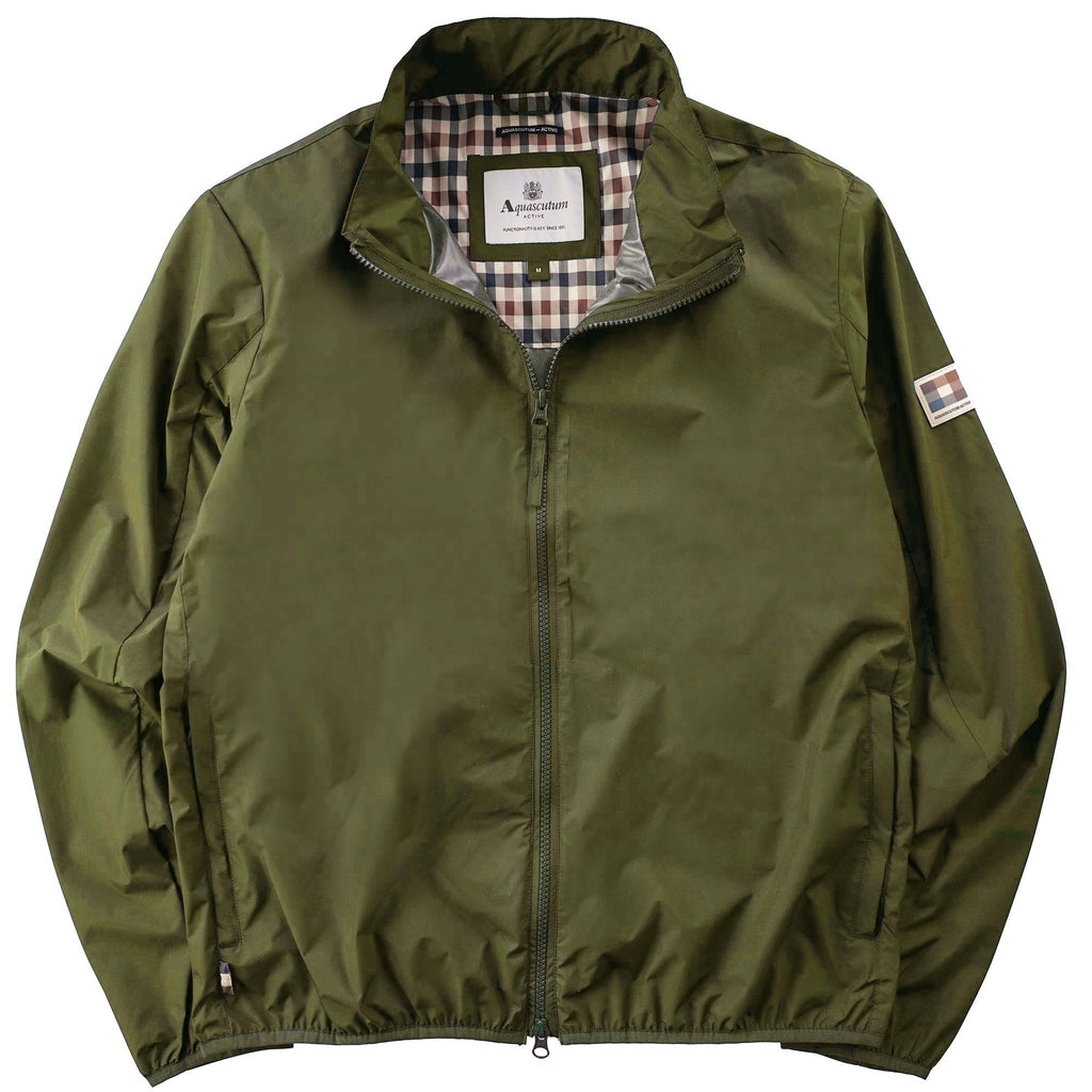 Aquascutum Windbreaker Jacket - Army Green