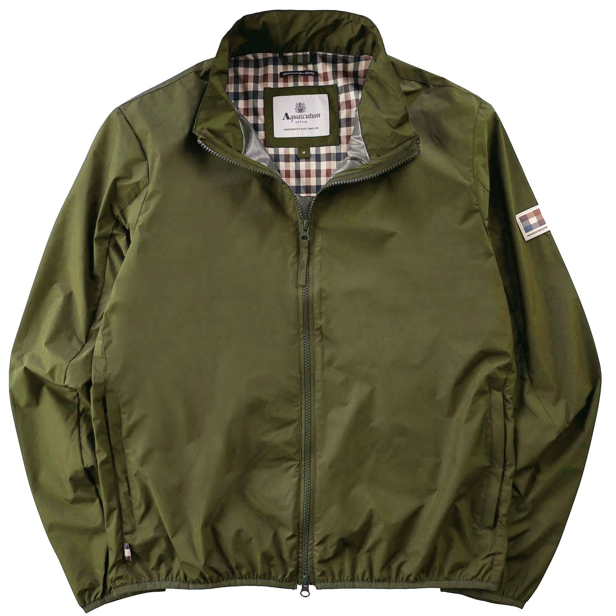 Aquascutum Windbreaker Jacket - Army Green
