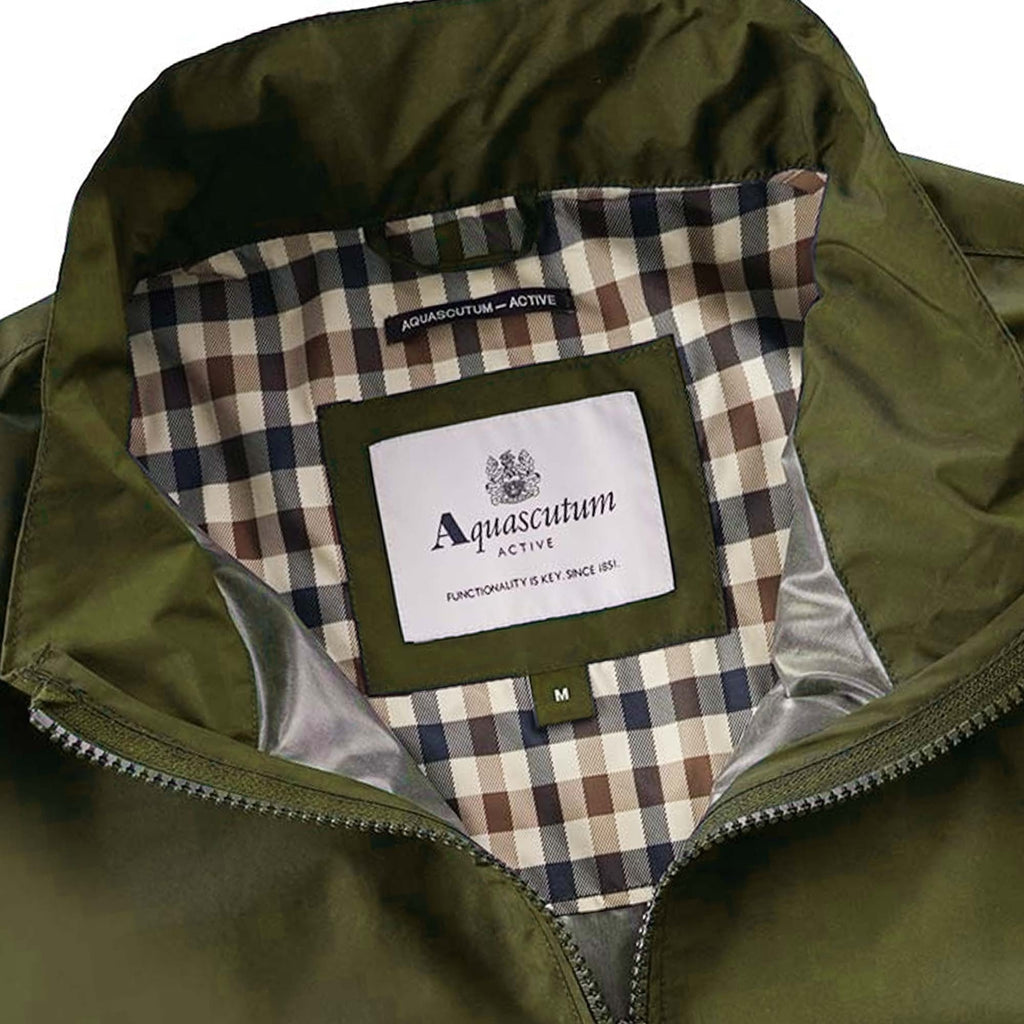 Aquascutum Windbreaker Jacket - Army Green