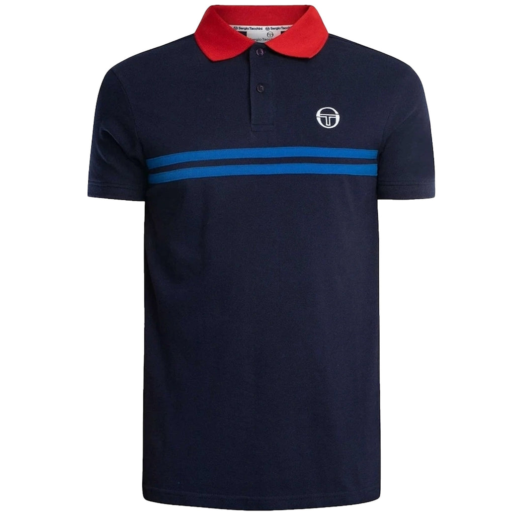 Sergio Tacchini Supermac Polo Shirt - Maritime Blue