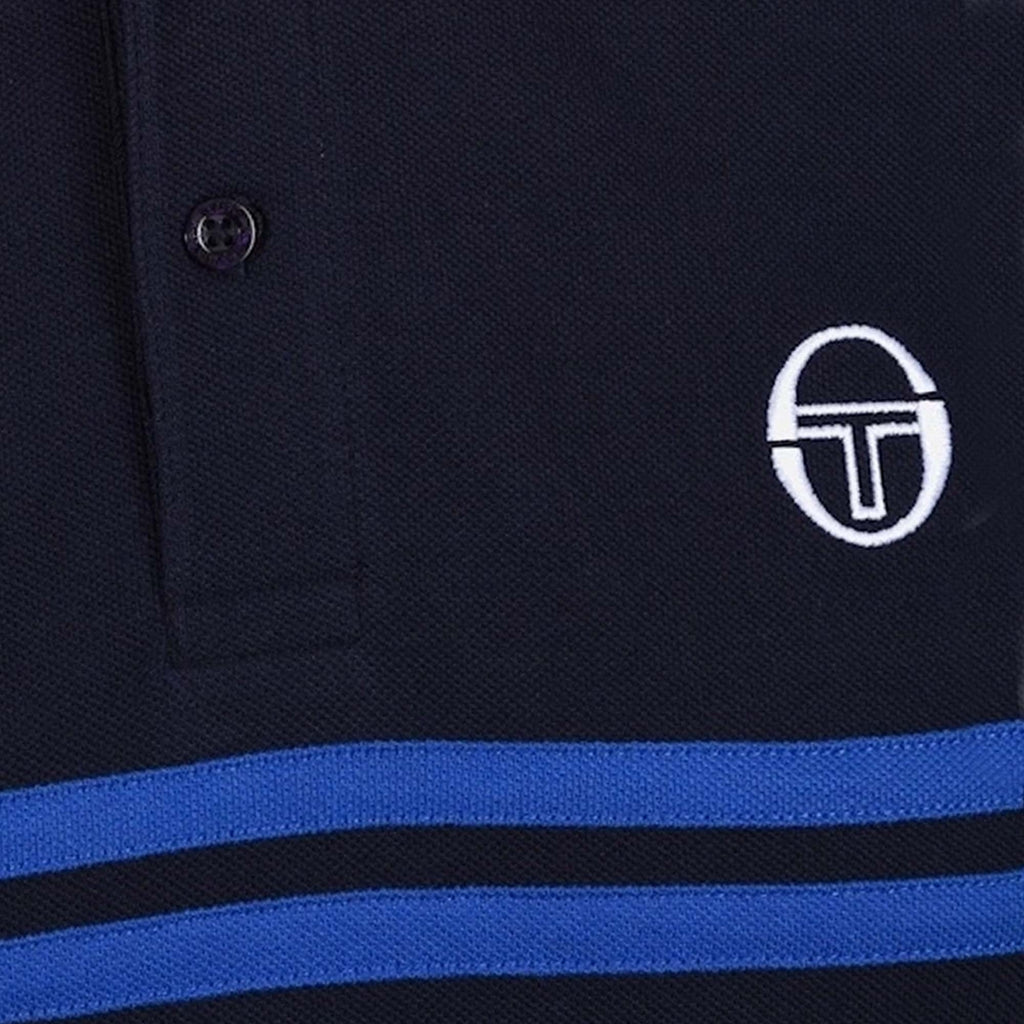 Sergio Tacchini Supermac Polo Shirt - Maritime Blue
