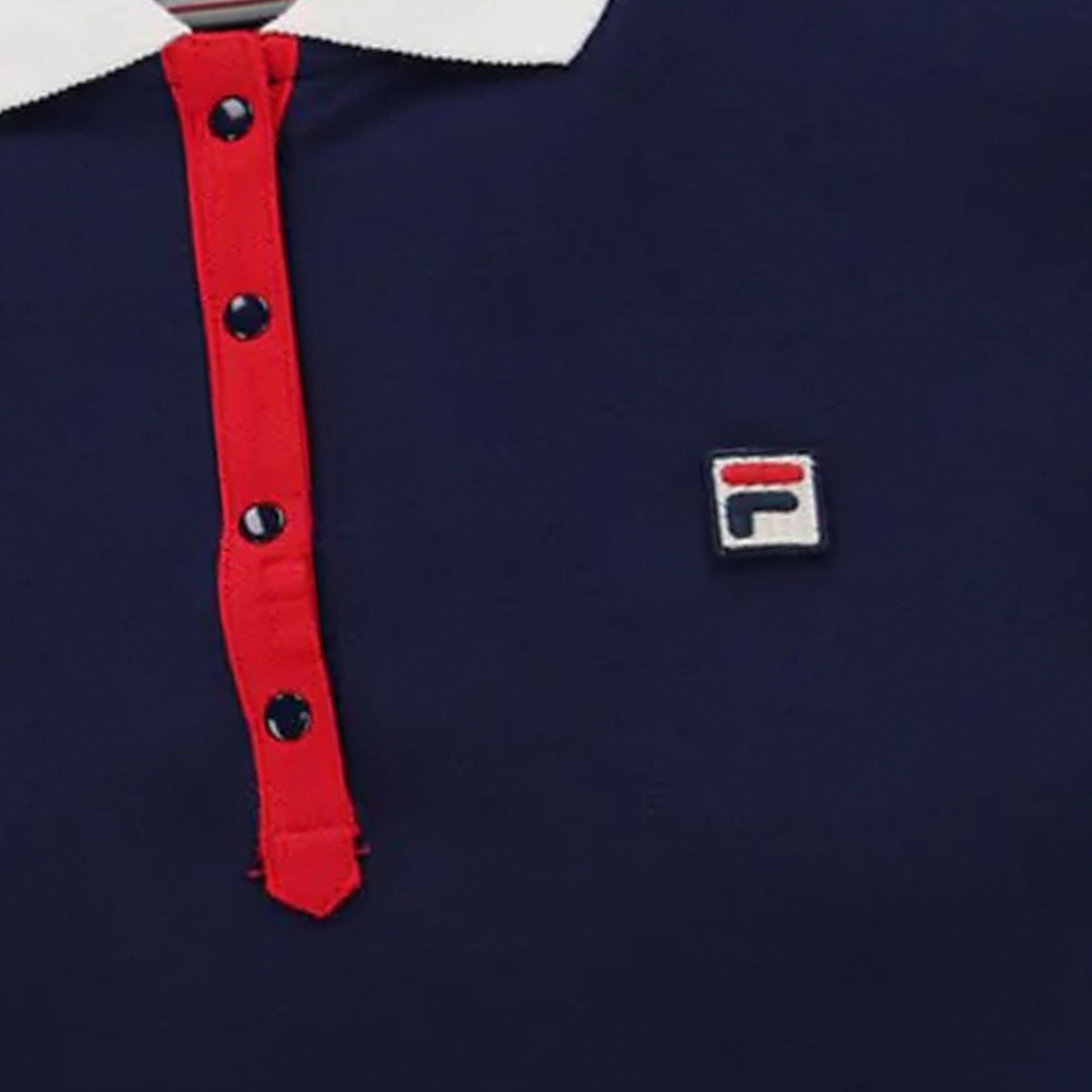 Fila Vintage Women's Juno Polo Shirt - Fila Navy